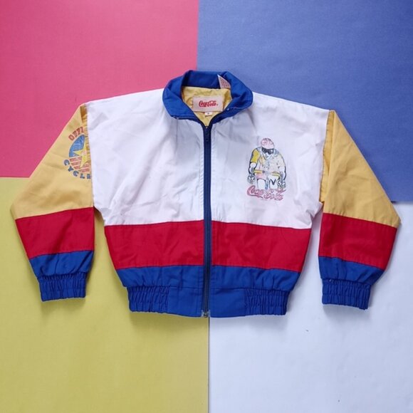 Vintage EXCLUSIVE Kids Coca-Cola Cycling Club PROMO 4-tone Jacket - Picture 3 of 11
